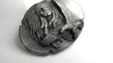 Vintage Chief Joseph Bust and Eagle 3D Belt Buckle - Attic and Barn Treasures