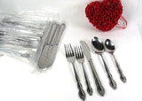 Stainless Flatware Vintage Korea Service for 8 plus Serving Pieces - Attic and Barn Treasures