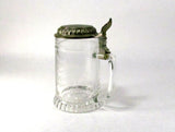 Beer Stein Ale Tankard Western Germany Vintage Glass Souvenir - Attic and Barn Treasures