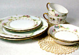 H and Co Selb Bavaria 4 Piece Place Settings (2) Hand Painted and Signed - Attic and Barn Treasures