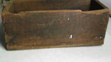 Red Warrior Vintage Wood Crate Penna Pattern Axes - Attic and Barn Treasures