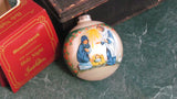 Vintage Hummelwerk Holy Night Glass Christmas Ornament NIB - Attic and Barn Treasures