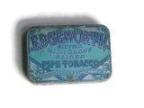 SOLD Vintage Edgeworth Extra High Grade Sliced Pipe Tobacco Tin with striker - Attic and Barn Treasures