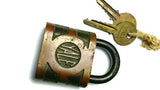 Vintage Yale and Towne Brass and Steel Lock with Keys - Attic and Barn Treasures