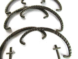 Fancy Antique Rope Style Drawer Pulls with Eyelet Screws and Washers Victorian SET of 7 - Attic and Barn Treasures
