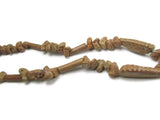 Vintage Red Clay Pottery Bead Strand - Attic and Barn Treasures