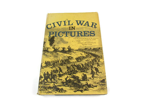 Vintage Hardback Civil War in Pictures 1955 - Attic and Barn Treasures