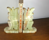 Large Vintage Onyx Aztec Mayan Statue Bookends - Attic and Barn Treasures