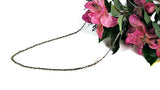 Vintage Italian Silver Braided Necklace Serpentine Chain - Attic and Barn Treasures
