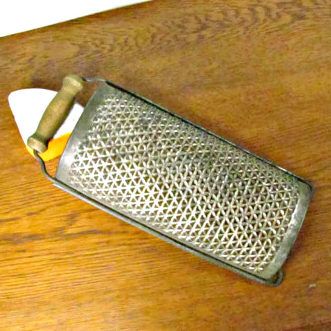Gigantic Vintage Brass Double Handled Half Round Kitchen Grater From  Germany