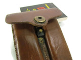Vintage Leather Magazine Pocket Pouch - Attic and Barn Treasures