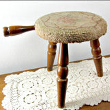 Milking Stool with Hooked Cover Vintage - Attic and Barn Treasures