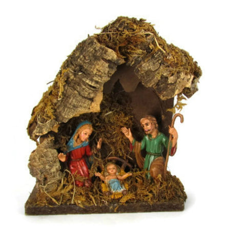 Vintage Manger Nativity Scene Italian Creche - Attic and Barn Treasures