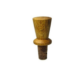 Vintage Oak and Cork Hand Turned Bottle Stopper - Attic and Barn Treasures