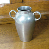 Vintage Double Handle Pewter Vase Weidlich Brothers Mayflower c. 1901-1950 - Attic and Barn Treasures