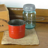 Vintage Red 2 Cup Sifter Shake and Sift - Attic and Barn Treasures