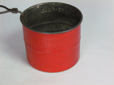 Vintage Red 2 Cup Sifter Shake and Sift - Attic and Barn Treasures