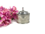 Vintage Silver Plate Ring Box with Hinged Lid - Attic and Barn Treasures