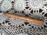 Vintage Round Wood Crochet Hook Holder Handmade - Attic and Barn Treasures