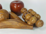 Vintage Assorted Carved Wood Fruit 7 Pieces - Attic and Barn Treasures