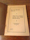 Your Sex Questions Answered Vintage Book c.1934 - Attic and Barn Treasures